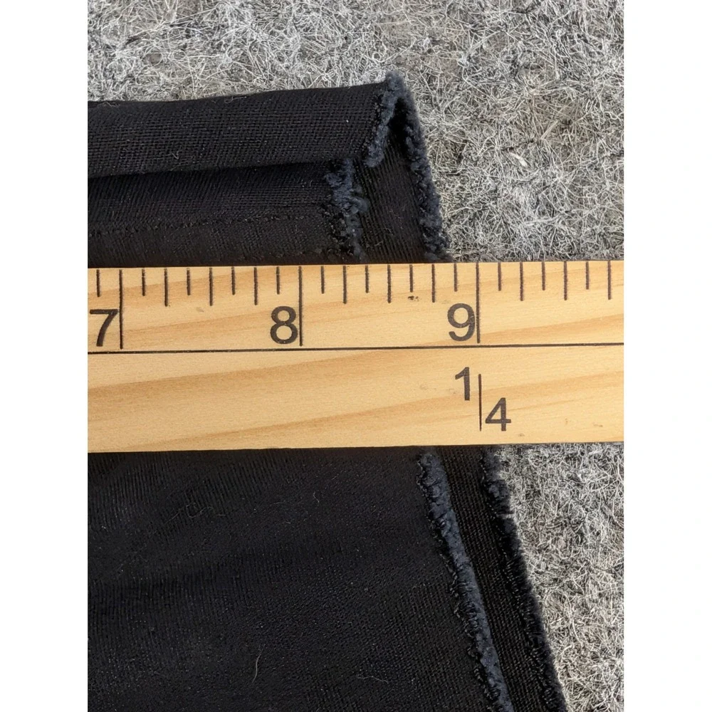 No Boundaries Mens Black Stretch Flat Front Shorts Raw Edge Size 40 NWT